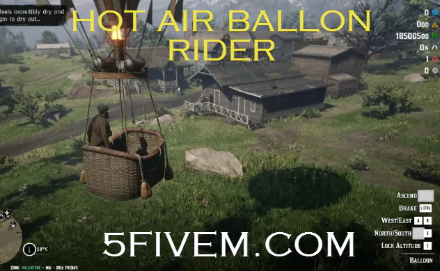 redm hot air ballon script
