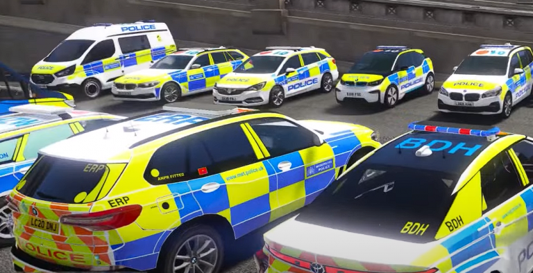 18 BRITISH VEHICLES + SIREN PACK