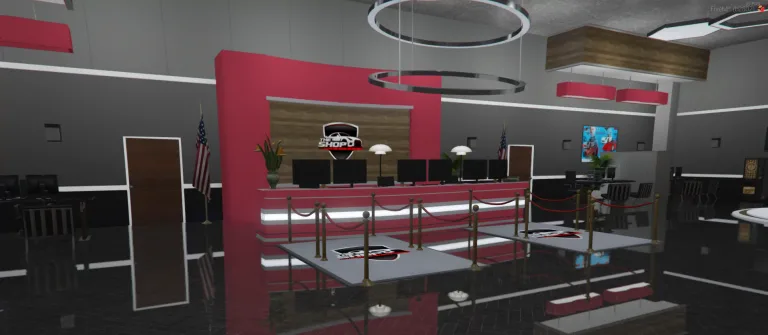 3d car showroom fivem mlo download