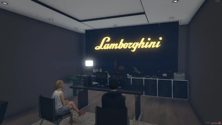 Lamborghini car dealer FiveM MLO